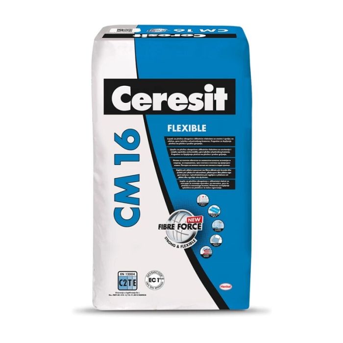 Ceresit CM 16 - Fleksibilni lepak za pločice 25kg/5kg
