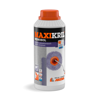 Maxikril Hidrosol - dubokopenetrirajući akrilni prajmer 1L/5L